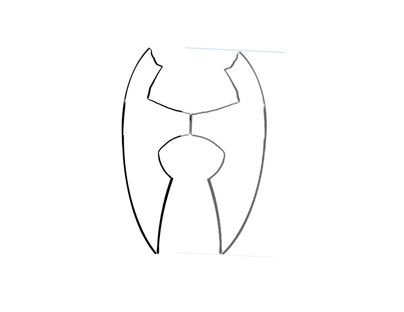 Asymmetric footprint